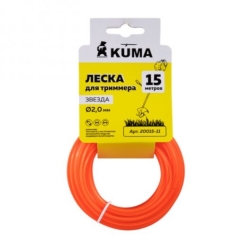 Леска для триммеров звездочка KUMA 2,0 15м