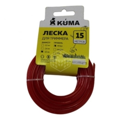 Леска для триммеров звездочка KUMA 3,0 15м
