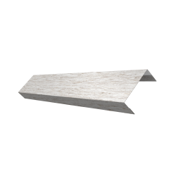 Ламель лицевая 50 забора жалюзи Texas 0,45 Print Elite с пленкой Snow Wood TwinColor