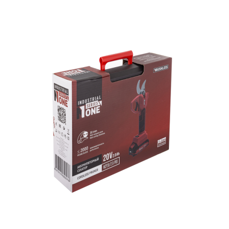 INDUSTRIAL Секатор акк.Number one NCP30/2.0-PRO (20V.1 акк, 2,0 Ач,30 мм толщ реза, 2000 рез., кейс)