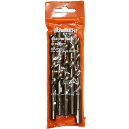 Сверло DERZHI по металлу Р6М5 8,5мм