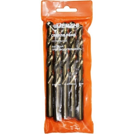 Сверло DERZHI по металлу Р6М5 10,5мм
