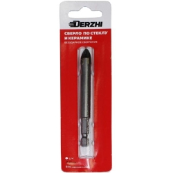 Сверло DERZHI по стеклу и керамике 12мм