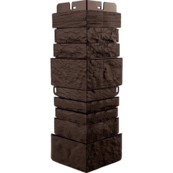 Наружный угол Альта-Профиль Камень Скадистый ЭКО Коричневый 450*130*42