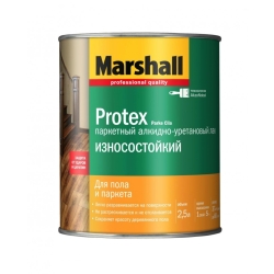 Лак алкидно-уретановый паркетный глянцевый Marshall Protex 2,5л