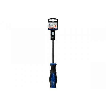 Отвертка шлицевая ударная КОБАЛЬТ Ultra Grip SL 8,0x150 мм S2, двухкомпонентная рукоятк