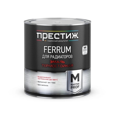 Престиж Эмаль термостойкая Ferrum для радиаторов Белая 0,9