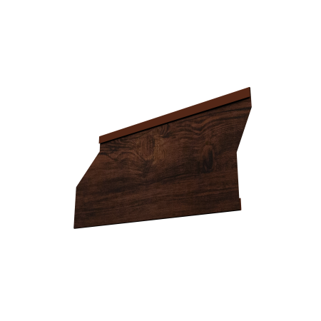Ламель забора жалюзи Milan Slim 0,45 Print Elite с пленкой Cherry Wood TwinColor