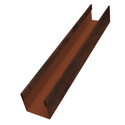 Стойка жалюзи Milan Slim 0,45 Print Premium Cherry Wood Dark FTC (1,8м)