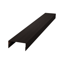 Крышка 30х15 жалюзи Texas 0,45 Print Elite с пленкой Coffee Wood TwinColor 1,80