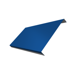 Ламель обратная 200 забора жалюзи Texas 0,45 PE с пленкой RAL 5005 сигнальный синий