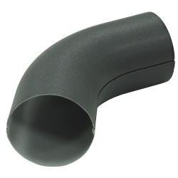 Колено трубы 60гр Optima 125мм RAL 7024 Matt
