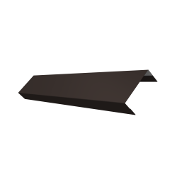 Ламель лицевая 50 забора жалюзи Texas 0,45 PE с пленкой RR 32 темно-коричневый