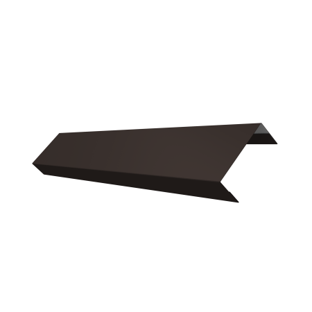 Ламель лицевая 50 забора жалюзи Texas 0,45 PE с пленкой RR 32 темно-коричневый