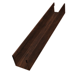 Стойка жалюзи Milan Slim 0,45 Print-double Premium Cherry Wood Dark F (3м)