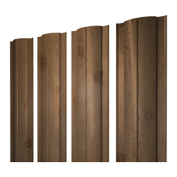Штакетник Круглый с прямым резом 0,45 Print Premium Pine Wood Fresh