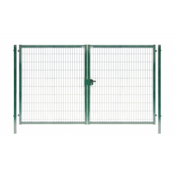 Ворота Medium New Lock 2,03х3,5 м RAL 6005 зеленый