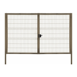 Ворота Profi Lock 2,03х4,0 м RAL 7040 серый