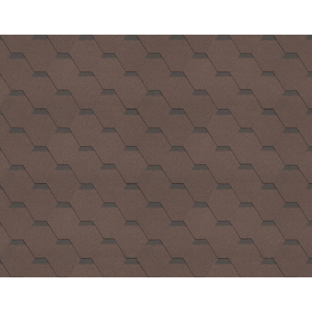 Гибкая черепица ТЕХНОНИКОЛЬ Оптима Соната Коричневый