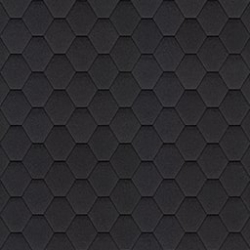 Гибкая черепица ТЕХНОНИКОЛЬ Оптима Соната Черный