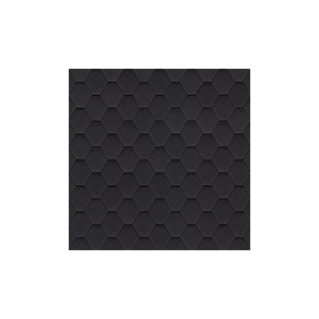 Гибкая черепица ТЕХНОНИКОЛЬ Оптима Соната Черный