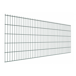 Панель BASTION 1,03*2,5 м, ячейка 200*55 мм, пруток 5/6 мм RAL 6005 Зеленый GL