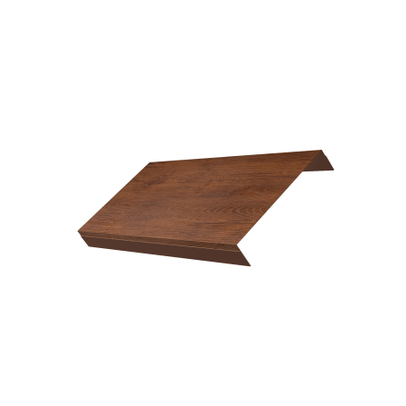 Ламель обратная 150 забора жалюзи Texas 0,45 Print Premium с пленкой Golden Wood Fresh TwinColor