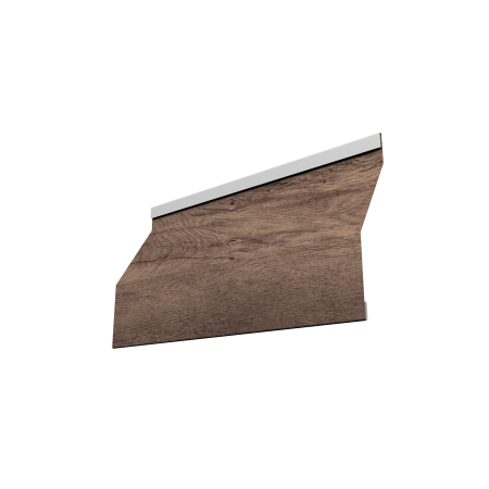 Ламель забора жалюзи Milan Slim 0,45 Print Premium Almond Wood Fresh
