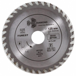 Диск пильный по дереву Trio Diamond 125*22,23/36Т FLL801