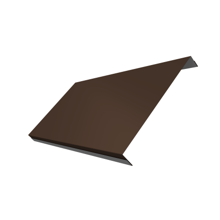 Ламель обратная 200 забора жалюзи Texas 0,45 PE с пленкой RAL 8017 шоколад