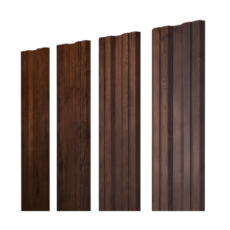 Штакетник Twin с прямым резом 0,45 Print-Double Premium Cherry Wood Fresh