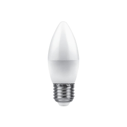 Лампа светодиодная FERON LB-570 (9W) 230V Е27 6400K С35 свеча дневной