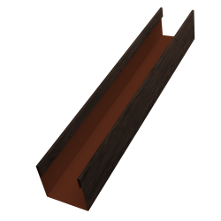 Стойка жалюзи Milan Slim 0,45 Print-double Elite Antique Wood (2,5м)