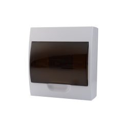 LUXRAY 731-2000-008 бокс с прозрачной крышкой ЩРН-П-8 наруж. уст. IP40