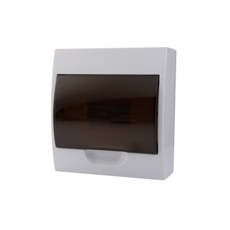 LUXRAY 731-2000-008 бокс с прозрачной крышкой ЩРН-П-8 наруж. уст. IP40