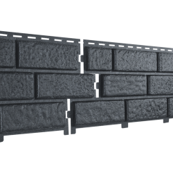 Сайдинг виниловый Stone-House КИРПИЧ графитовый 0,23*3,025 10 шт./уп.