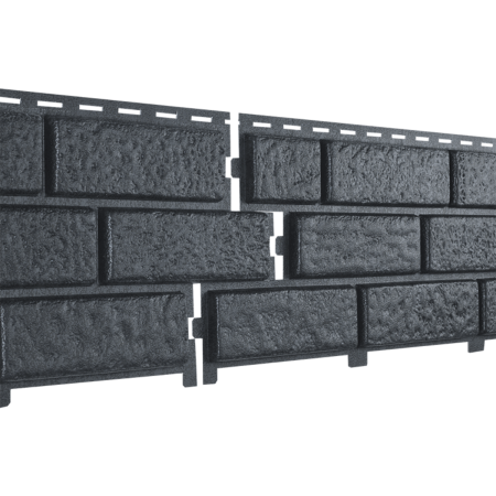 Сайдинг виниловый Stone-House КИРПИЧ графитовый 0,23*3,025 10 шт./уп.