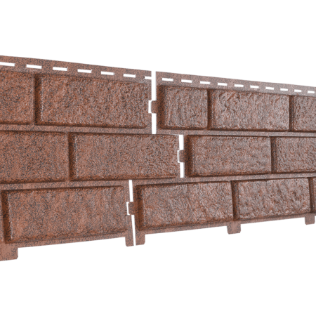 Сайдинг виниловый Stone-House КИРПИЧ красный 0,23*3,025 10 шт./уп.
