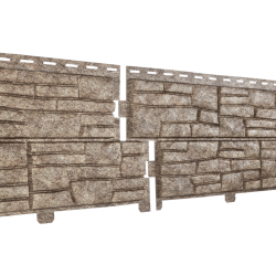 Сайдинг виниловый Stone-House СЛАНЕЦ бурый 0,225*2,0 15 шт./уп.