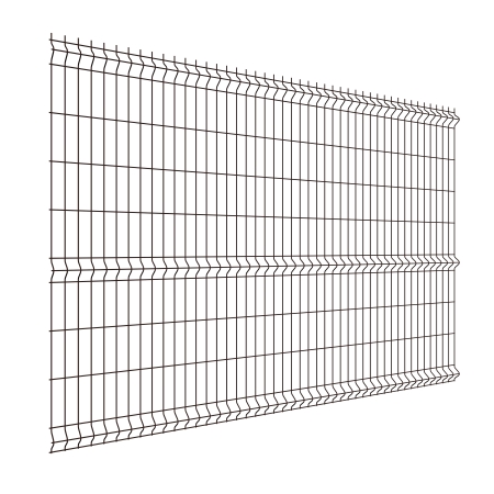 Панель Medium 1,73*3 м, ячейка 200*55 мм, пруток 4 мм RAL8017  GL
