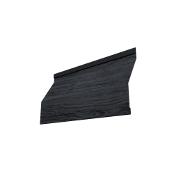 Ламель забора жалюзи Milan Slim 0,45 Print Premium Grey Wood TwinColor
