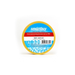 Изолента Smartbuy 0,13*15мм*10 метров, желтая