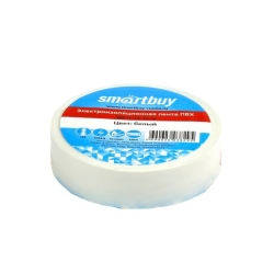Изолента Smartbuy 0,13*15мм*10 метров, белая