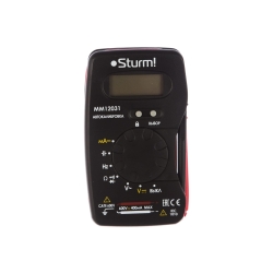 Мультиметр Sturm ЖК дисплей,автодипазон ММ 12031