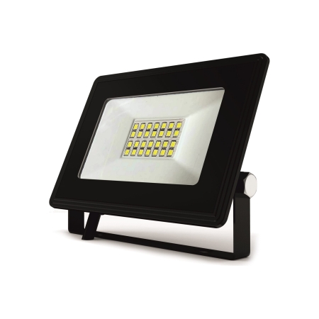 Прожектор с/д LEEK LED FL 20W BLACK IP65 хол бел