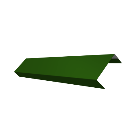 Ламель лицевая 50 забора жалюзи Texas 0,45 PE с пленкой RAL 6002 лиственно-зеленый