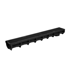 Лоток Аquastok AQUA-TOP с пластиковой решеткой (комплект) H100, класс нагрузки А, 1000х135х100