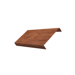 Ламель обратная 200 забора жалюзи Texas 0,45 Print Premium с пленкой Rowan Wood Intense FTC