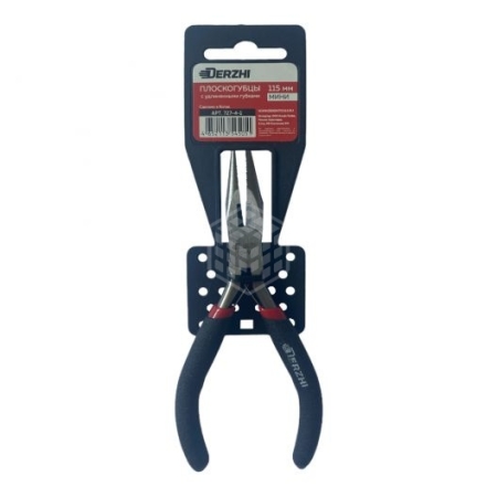 Мини плоскогубцы с удлин.губками DERZHI 115 мм ПВХ рукоять 727-4-1
