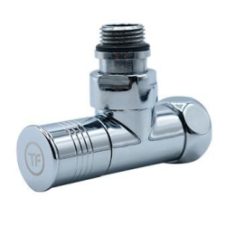 Вентиль для полотенцесушителя Thermofix (угловой,маховик крест, 1/0*3/4 г/г)